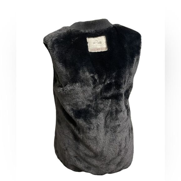 Alpha Industries The N-3B “SLY” Black Faux Fur Lined Quilted Vest (Size: Small) - Picture 4 of 16